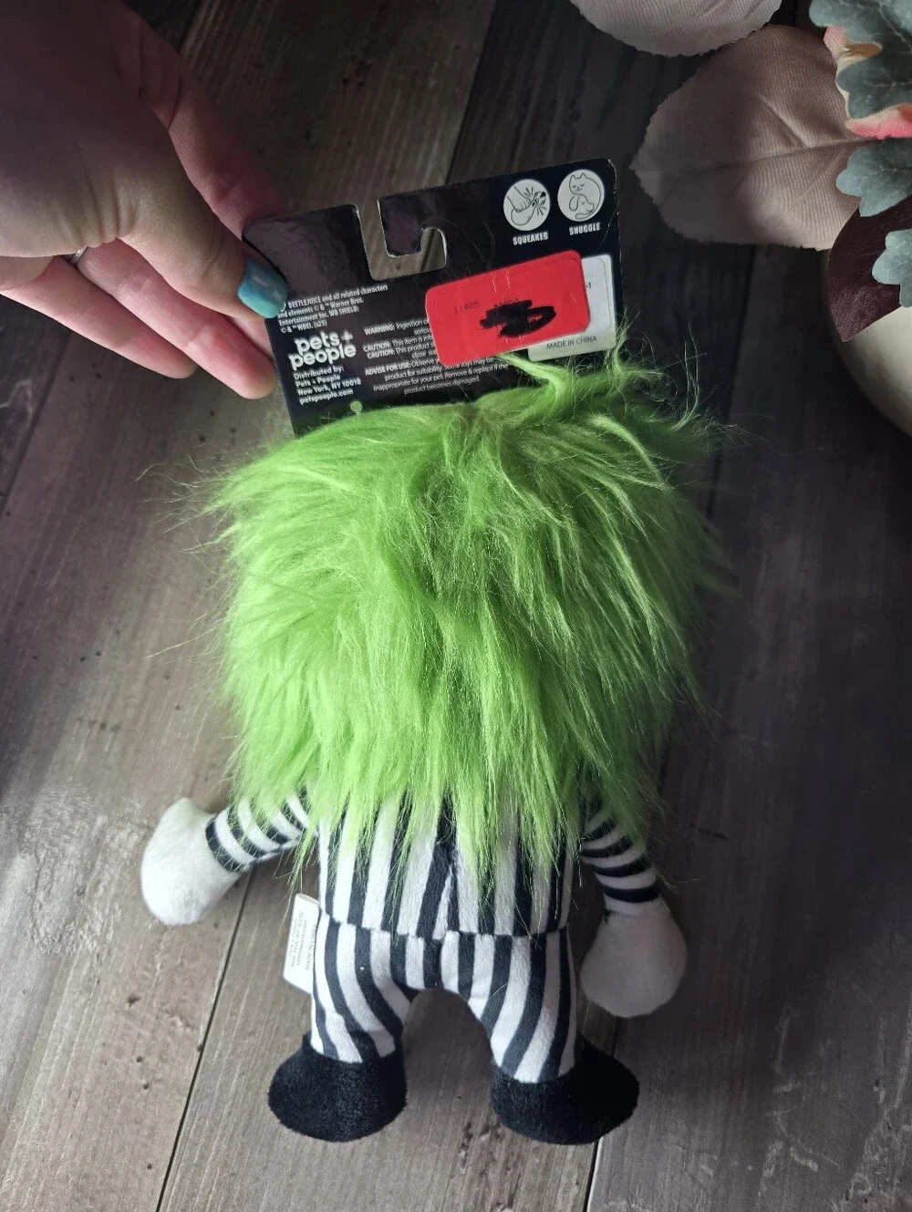 NWT Beetlejuice Dog Toy – Pets + People – Plush